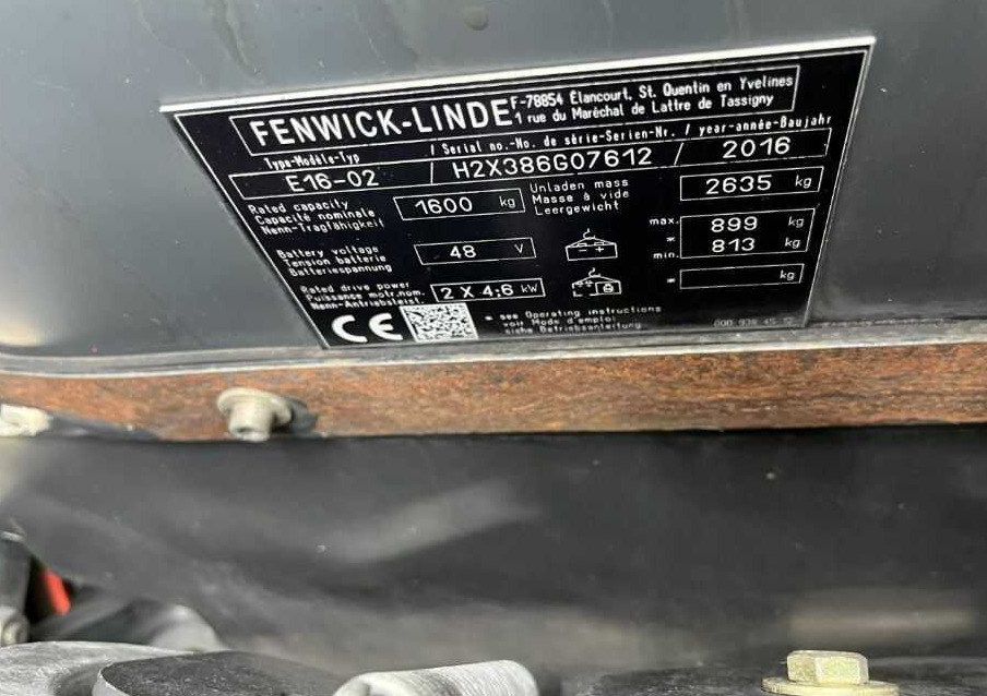 Linde E16C-02 - Електронавантажувач: фото 4 Linde E16C-02 - Електронавантажувач: фото 4