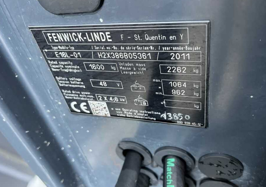 Linde E16L-02 - Електронавантажувач: фото 4 Linde E16L-02 - Електронавантажувач: фото 4
