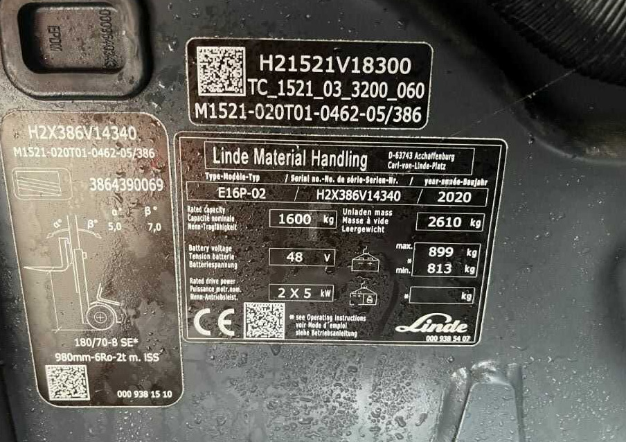 Linde E16P-02 - Електронавантажувач: фото 4 Linde E16P-02 - Електронавантажувач: фото 4