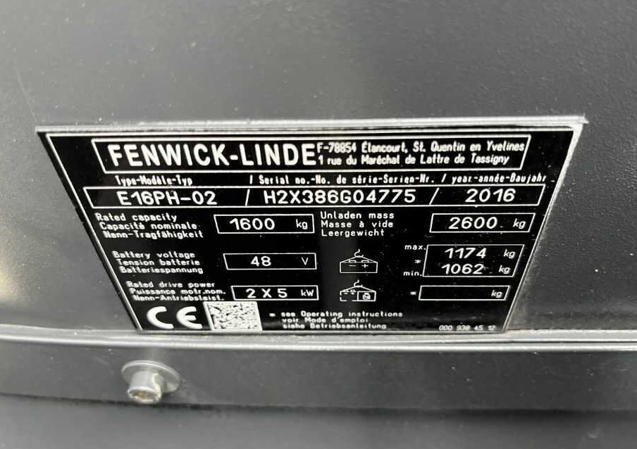 Linde E16PH-02 - Електронавантажувач: фото 5 Linde E16PH-02 - Електронавантажувач: фото 5