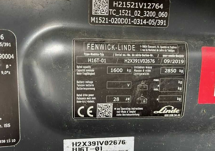 Linde H16T-01 - Газовий навантажувач: фото 4 Linde H16T-01 - Газовий навантажувач: фото 4