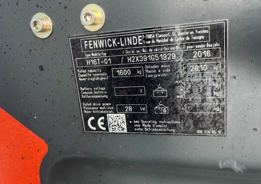 Linde H16T-01 - Газовий навантажувач: фото 4 Linde H16T-01 - Газовий навантажувач: фото 4