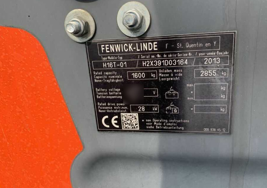 Linde H16T-01 - Газовий навантажувач: фото 4 Linde H16T-01 - Газовий навантажувач: фото 4