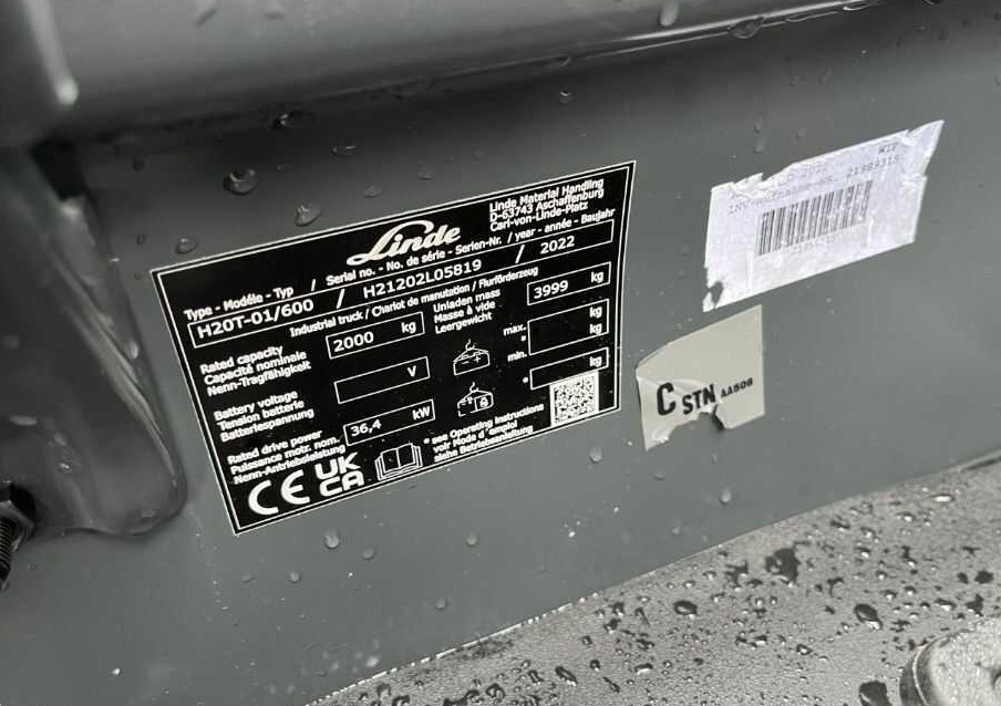 Linde H20T-01/600 - Газовий навантажувач: фото 4 Linde H20T-01/600 - Газовий навантажувач: фото 4