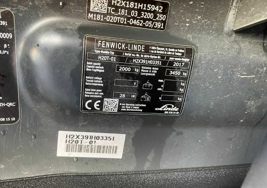 Linde H20T-01 - Газовий навантажувач: фото 4 Linde H20T-01 - Газовий навантажувач: фото 4