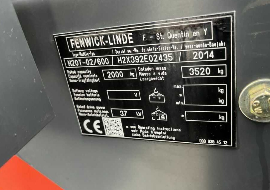 Linde H20T-02/600 - Газовий навантажувач: фото 3 Linde H20T-02/600 - Газовий навантажувач: фото 3