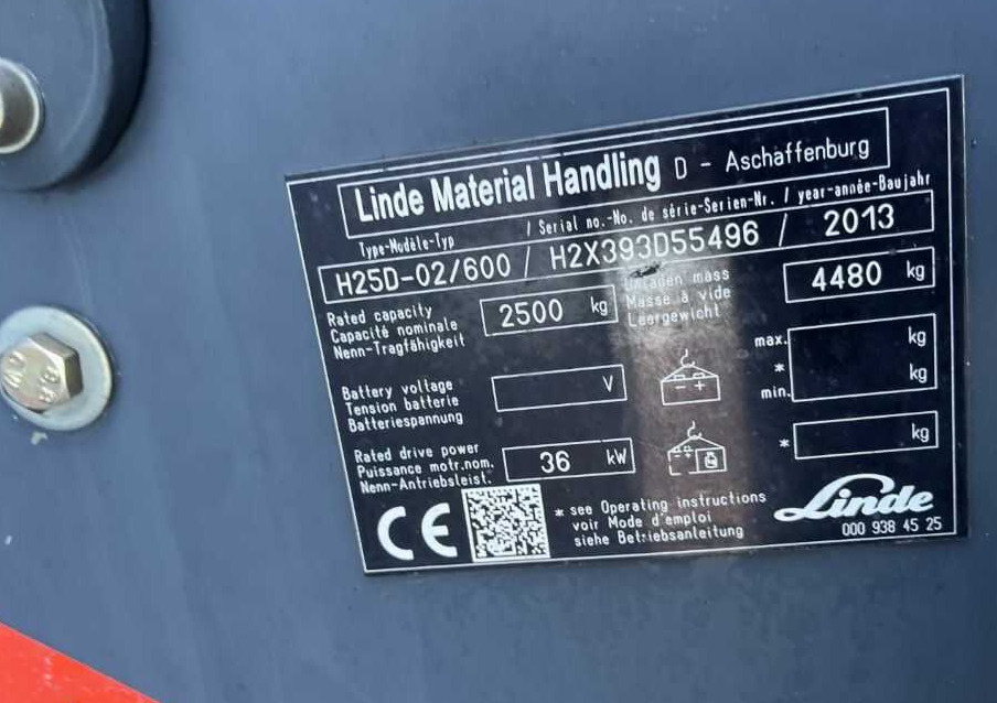 Linde H25D-02/600 - Дизельний навантажувач: фото 4 Linde H25D-02/600 - Дизельний навантажувач: фото 4