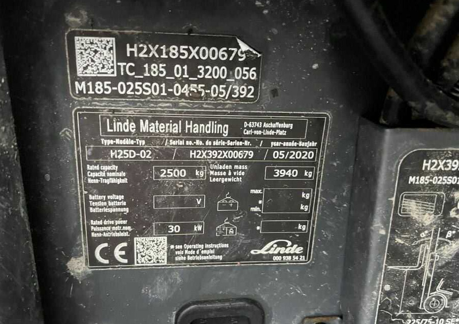 Linde H25D-02 - Дизельний навантажувач: фото 4 Linde H25D-02 - Дизельний навантажувач: фото 4
