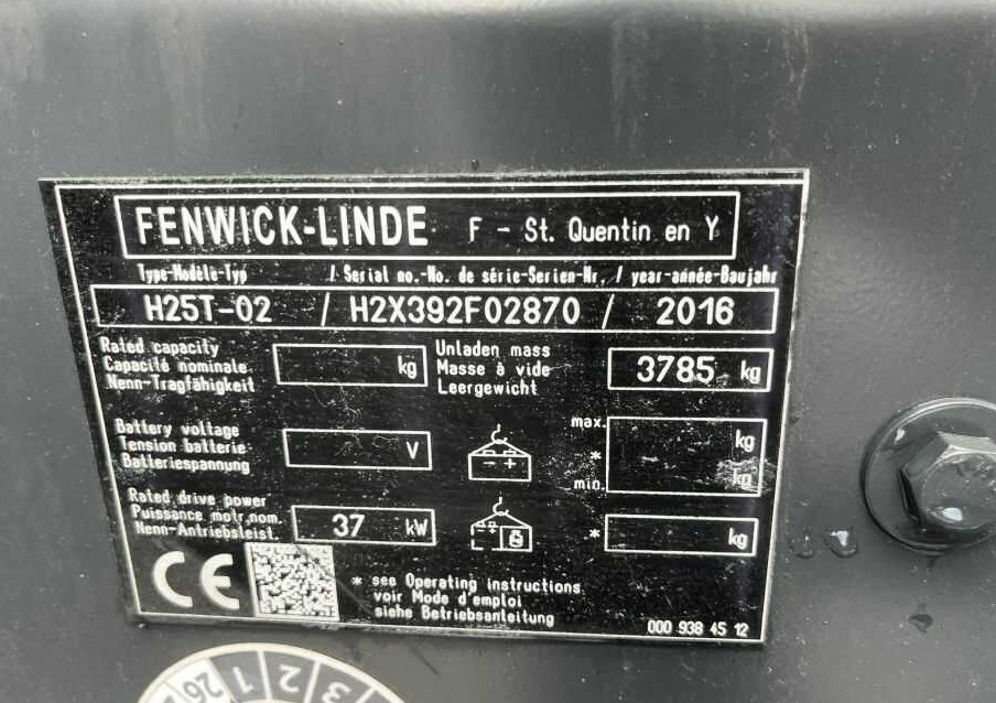 Linde H25T-02 - Газовий навантажувач: фото 4 Linde H25T-02 - Газовий навантажувач: фото 4