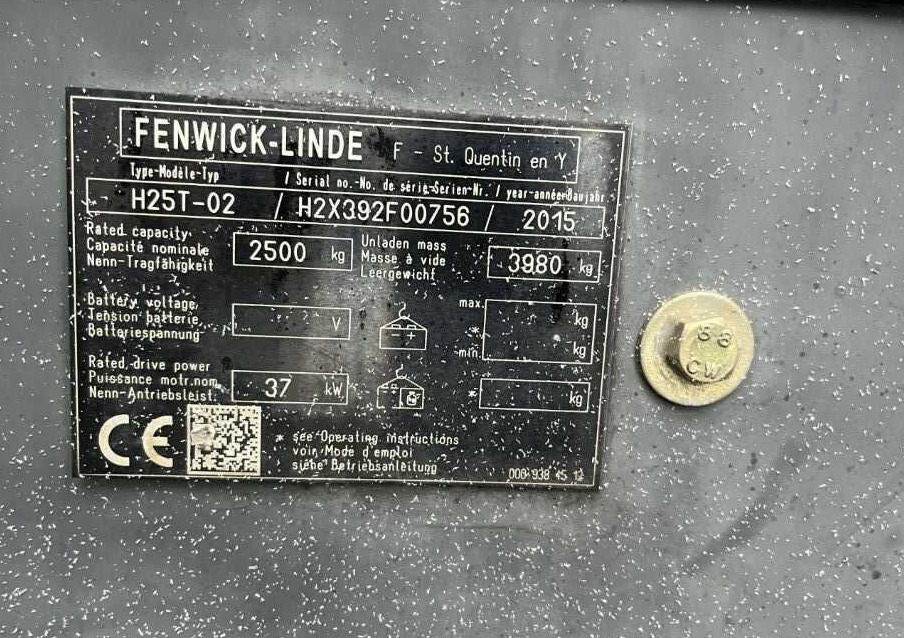 Linde H25T-02 - Газовий навантажувач: фото 2 Linde H25T-02 - Газовий навантажувач: фото 2