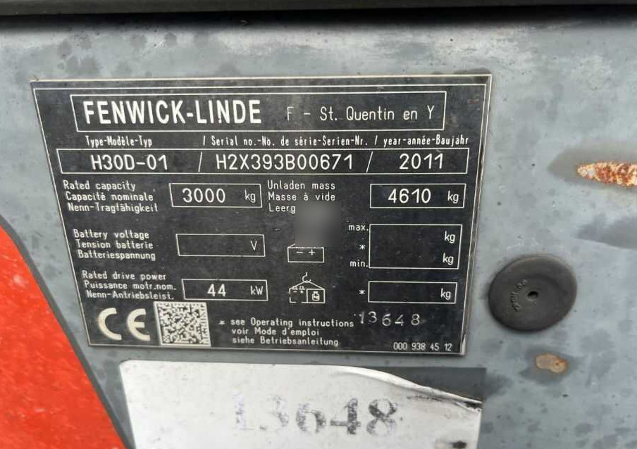 Linde H30D-01 - Дизельний навантажувач: фото 4 Linde H30D-01 - Дизельний навантажувач: фото 4