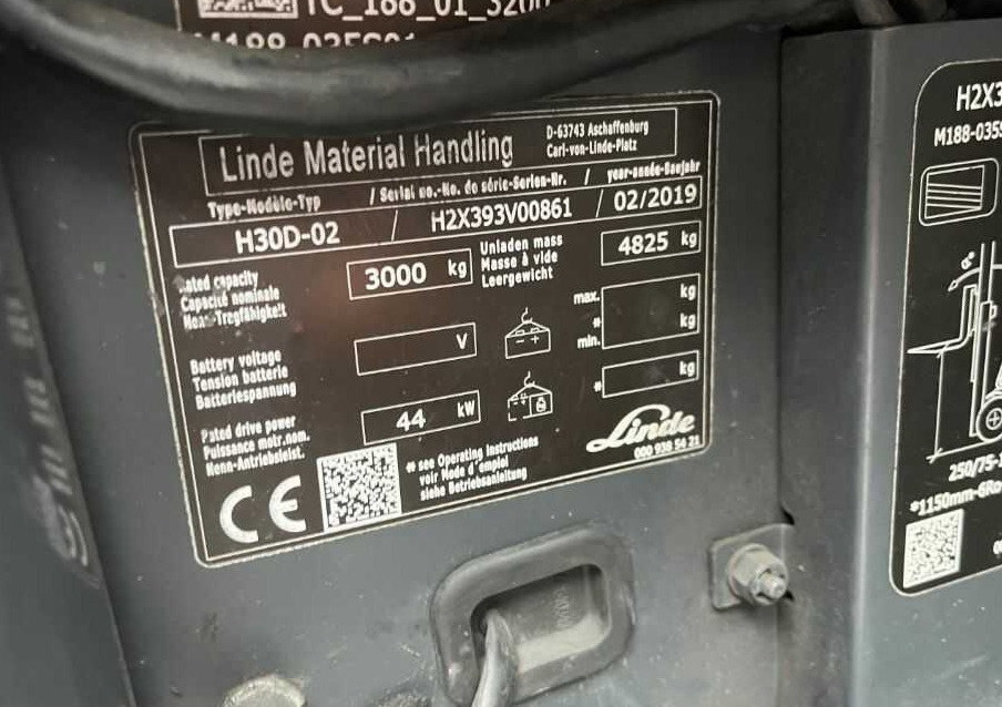 Linde H30D-02 - Дизельний навантажувач: фото 4 Linde H30D-02 - Дизельний навантажувач: фото 4
