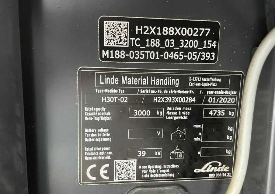 Linde H30T-02 - Газовий навантажувач: фото 4 Linde H30T-02 - Газовий навантажувач: фото 4