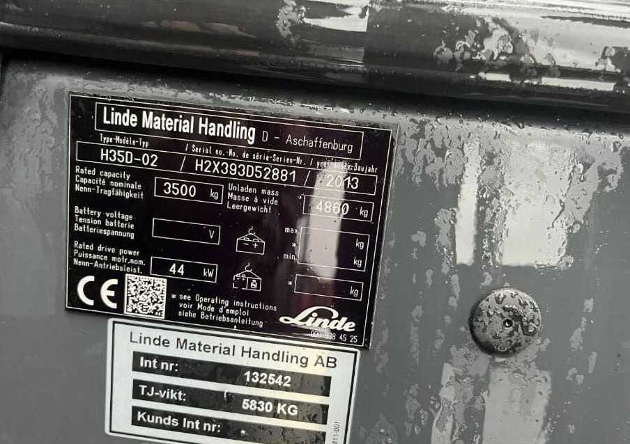 Linde H35D-01 - Дизельний навантажувач: фото 4 Linde H35D-01 - Дизельний навантажувач: фото 4