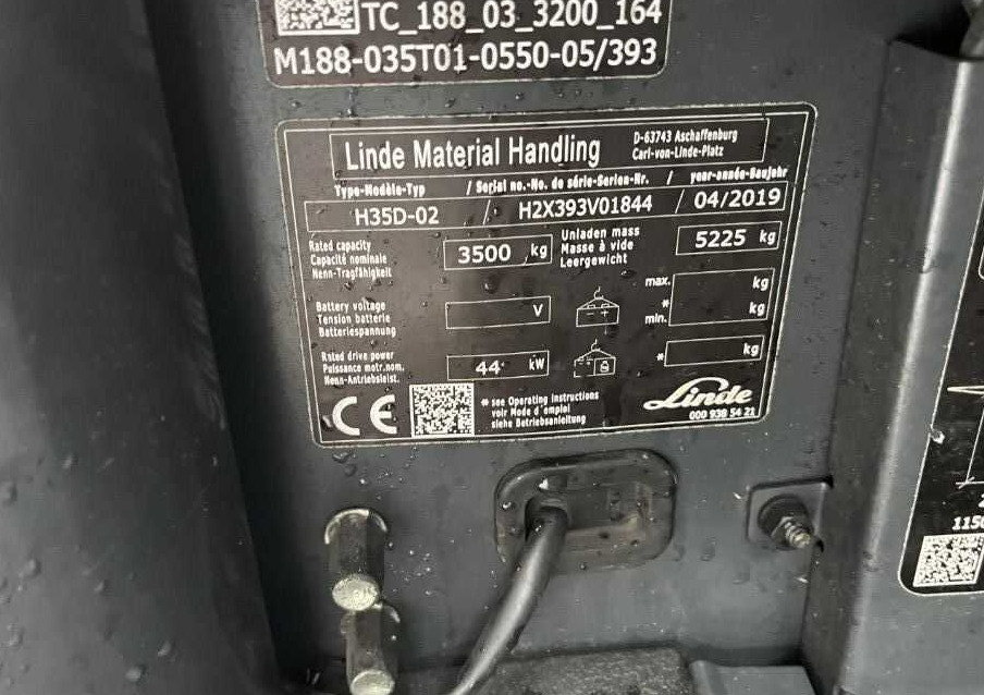 Linde H35D-02 - Дизельний навантажувач: фото 4 Linde H35D-02 - Дизельний навантажувач: фото 4