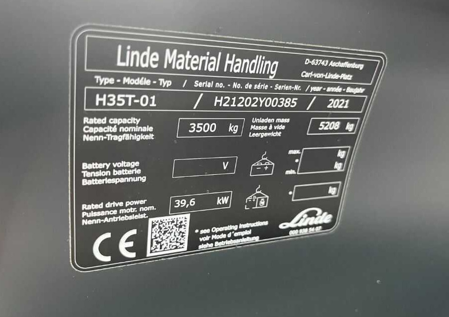 Linde H35T-01 - Газовий навантажувач: фото 4 Linde H35T-01 - Газовий навантажувач: фото 4
