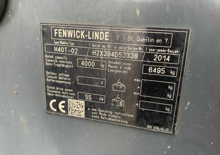Linde H40T-02 - Газовий навантажувач: фото 4 Linde H40T-02 - Газовий навантажувач: фото 4