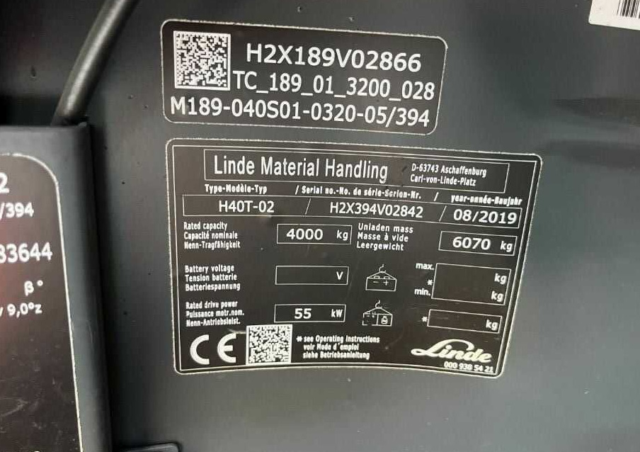 Linde H40T-02 - Газовий навантажувач: фото 4 Linde H40T-02 - Газовий навантажувач: фото 4