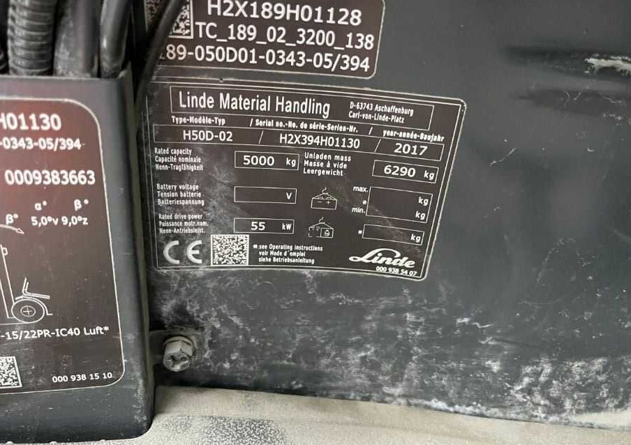 Linde H50D-01 - Дизельний навантажувач: фото 4 Linde H50D-01 - Дизельний навантажувач: фото 4