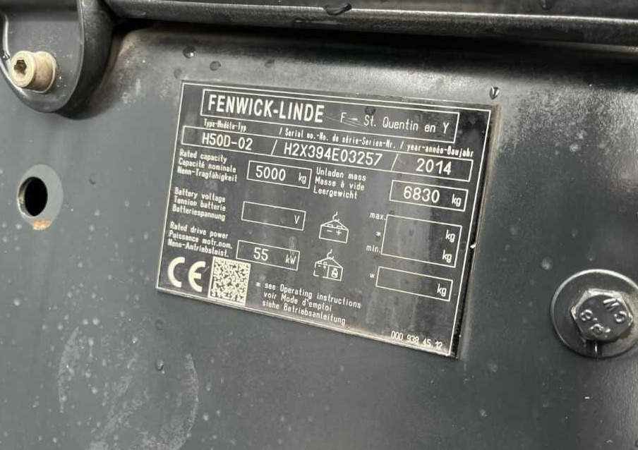 Linde H50D-02 - Дизельний навантажувач: фото 4 Linde H50D-02 - Дизельний навантажувач: фото 4
