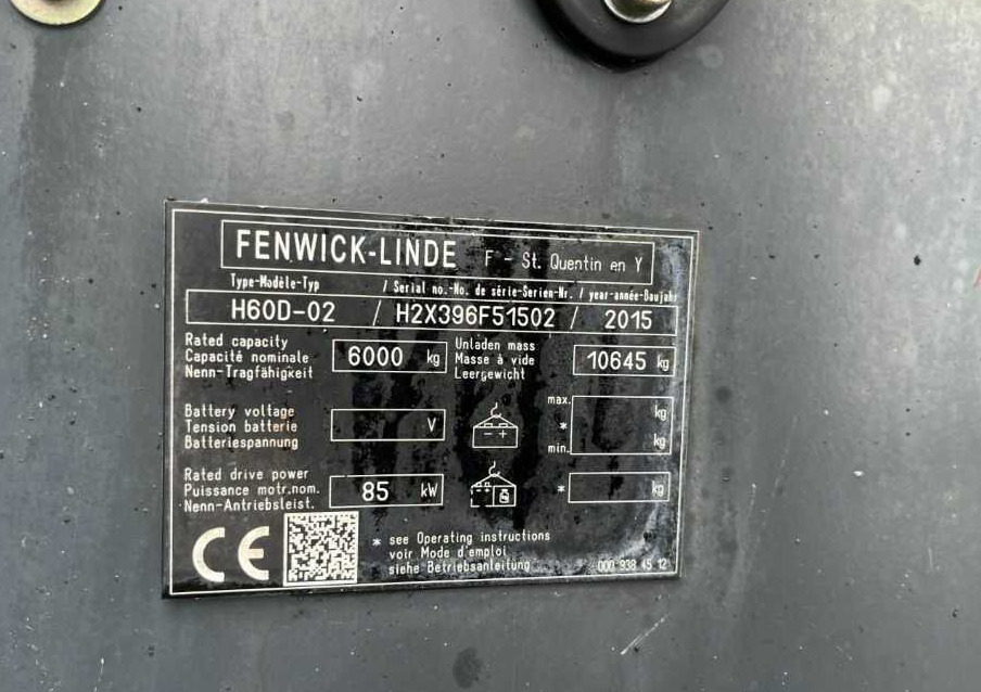 Linde H60D-02 - Дизельний навантажувач: фото 4 Linde H60D-02 - Дизельний навантажувач: фото 4