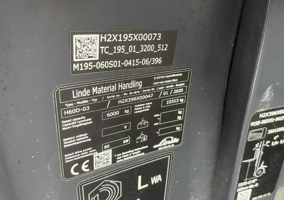 Linde H60D-03 - Дизельний навантажувач: фото 4 Linde H60D-03 - Дизельний навантажувач: фото 4