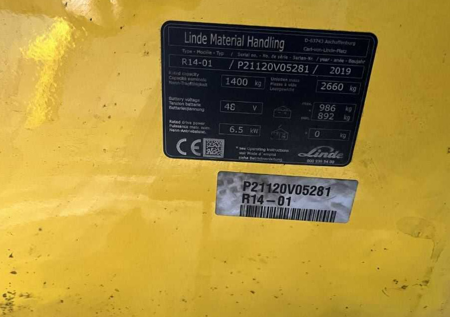 Linde R14-01 - Рiч-трак: фото 4 Linde R14-01 - Рiч-трак: фото 4