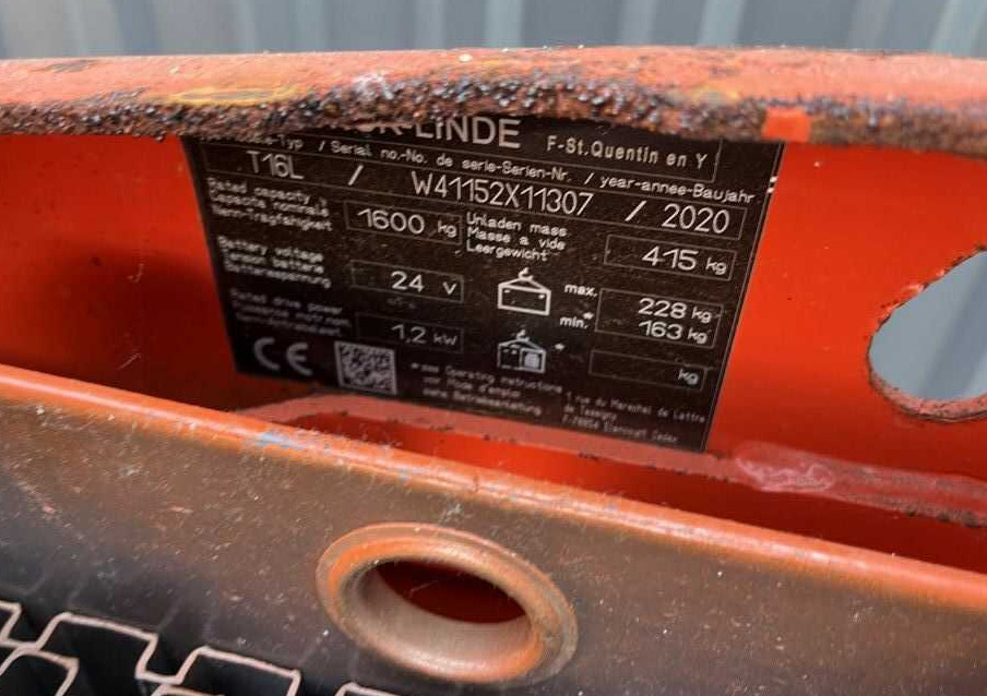 Linde T16L - Візок: фото 4 Linde T16L - Візок: фото 4