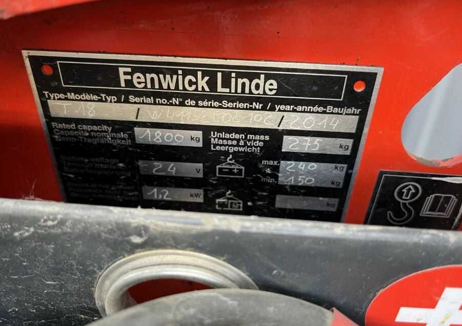 Linde T18 - Візок: фото 4 Linde T18 - Візок: фото 4