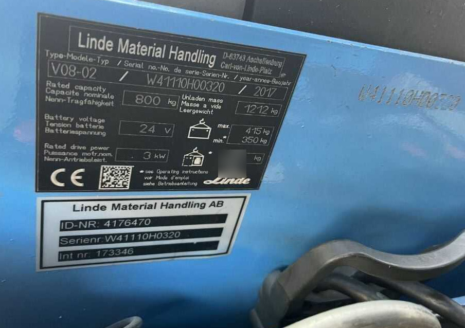 Linde V08-02 - Комплектувальник замовлень: фото 4 Linde V08-02 - Комплектувальник замовлень: фото 4