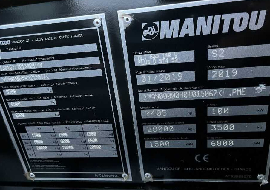 Manitou MLT635 140V - Навантажувач телескопічний: фото 4 Manitou MLT635 140V - Навантажувач телескопічний: фото 4