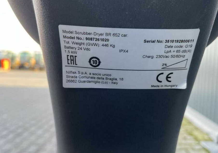 Nilfisk BR652 - Підлогомийна машина: фото 4 Nilfisk BR652 - Підлогомийна машина: фото 4