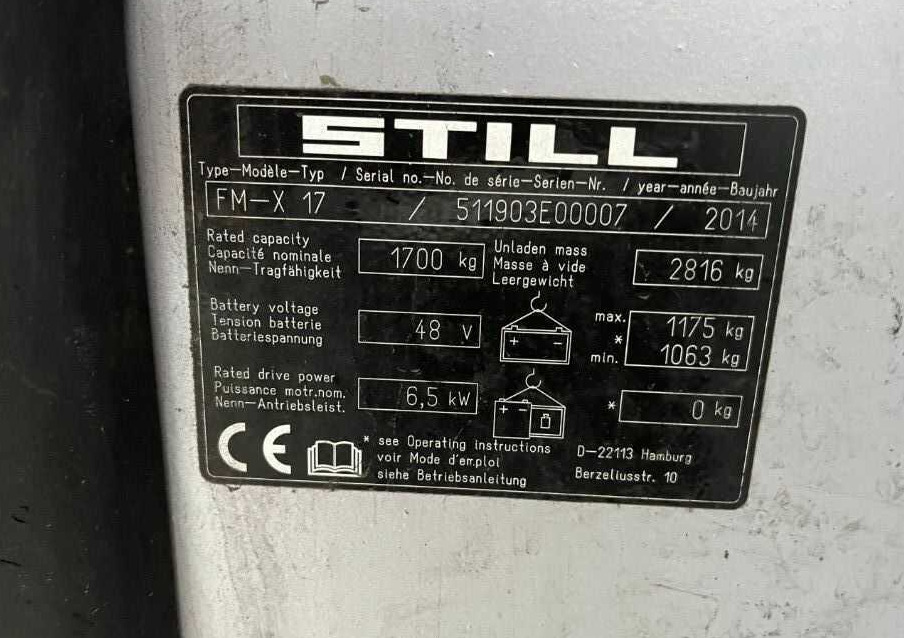 Still FM-X17 - Рiч-трак: фото 4 Still FM-X17 - Рiч-трак: фото 4