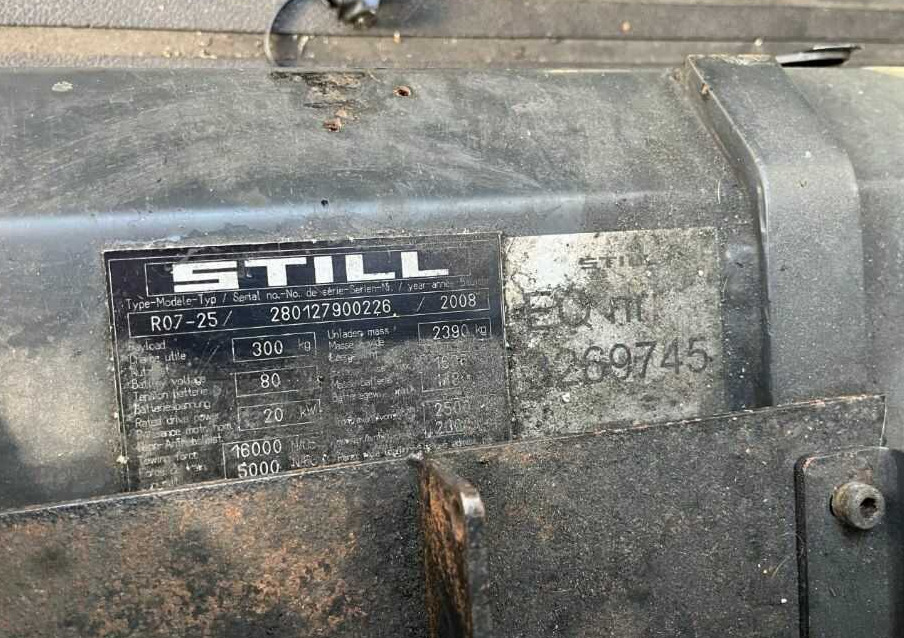 Still R07-25 - Складські тягач: фото 4 Still R07-25 - Складські тягач: фото 4