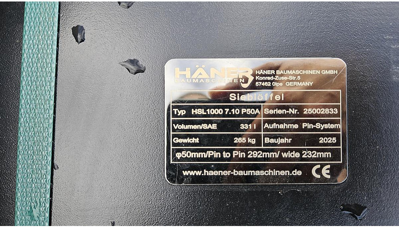 Haner HSL1000 7.10 P50A - Ківш: фото 5 Haner HSL1000 7.10 P50A - Ківш: фото 5