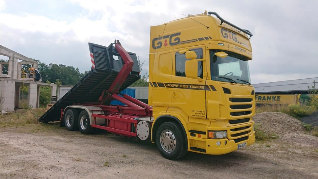 Scania R 730 Abroller voll Luft Scania R 730 Abroller voll Luft - Гаковий мультиліфт вантажівка: фото 4 Scania R 730 Abroller voll Luft Scania R 730 Abroller voll Luft - Гаковий мультиліфт вантажівка: фото 4
