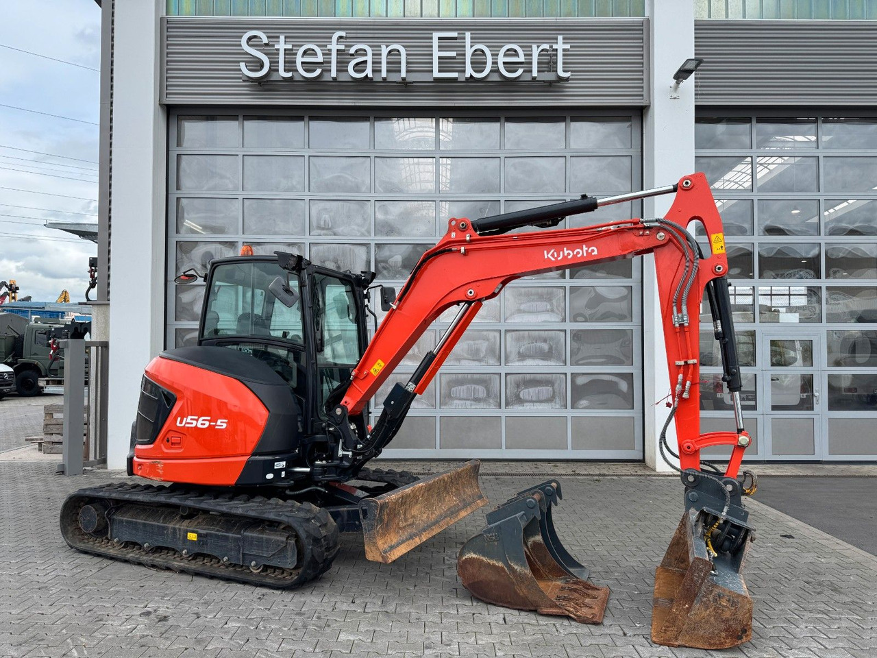 Kubota U56-5 / MS03 / nur 190h! / Löffelpaket - Міні-екскаватор: фото 1 Kubota U56-5 / MS03 / nur 190h! / Löffelpaket - Міні-екскаватор: фото 1