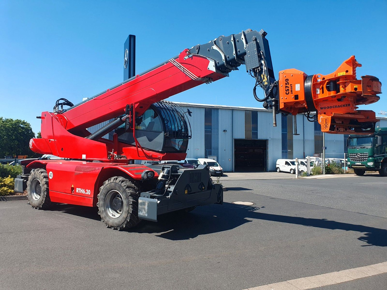 Колісний навантажувач Magni RTH 6.30 SH / Fällkran / nur 1.340h / 2021: фото 8