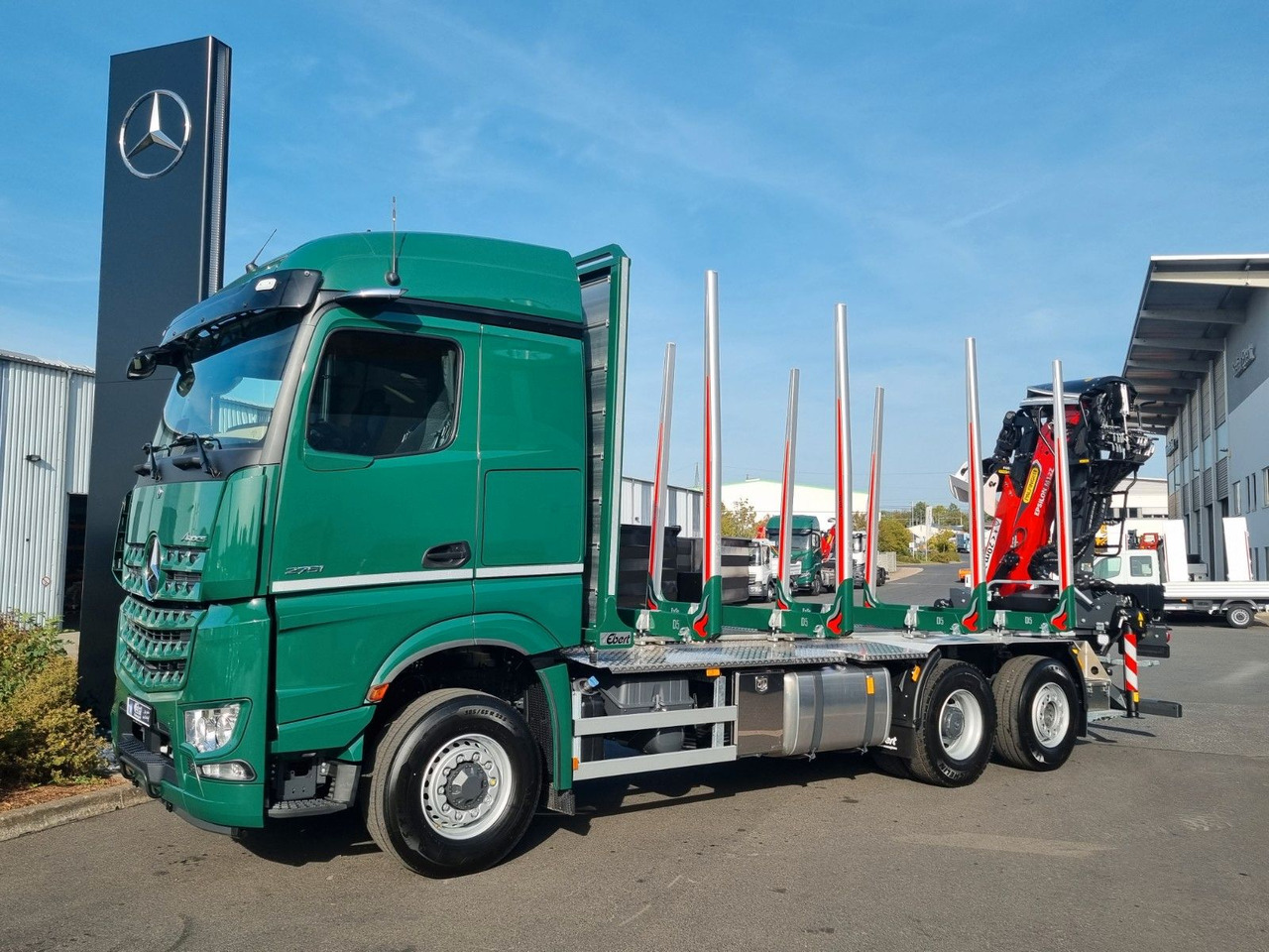 Mercedes-Benz Arocs 2551 L 6x2/4 HAD Palfinger Epsilon TZ12 - Лісовоз, Вантажівка з маніпулятором: фото 2 Mercedes-Benz Arocs 2551 L 6x2/4 HAD Palfinger Epsilon TZ12 - Лісовоз, Вантажівка з маніпулятором: фото 2