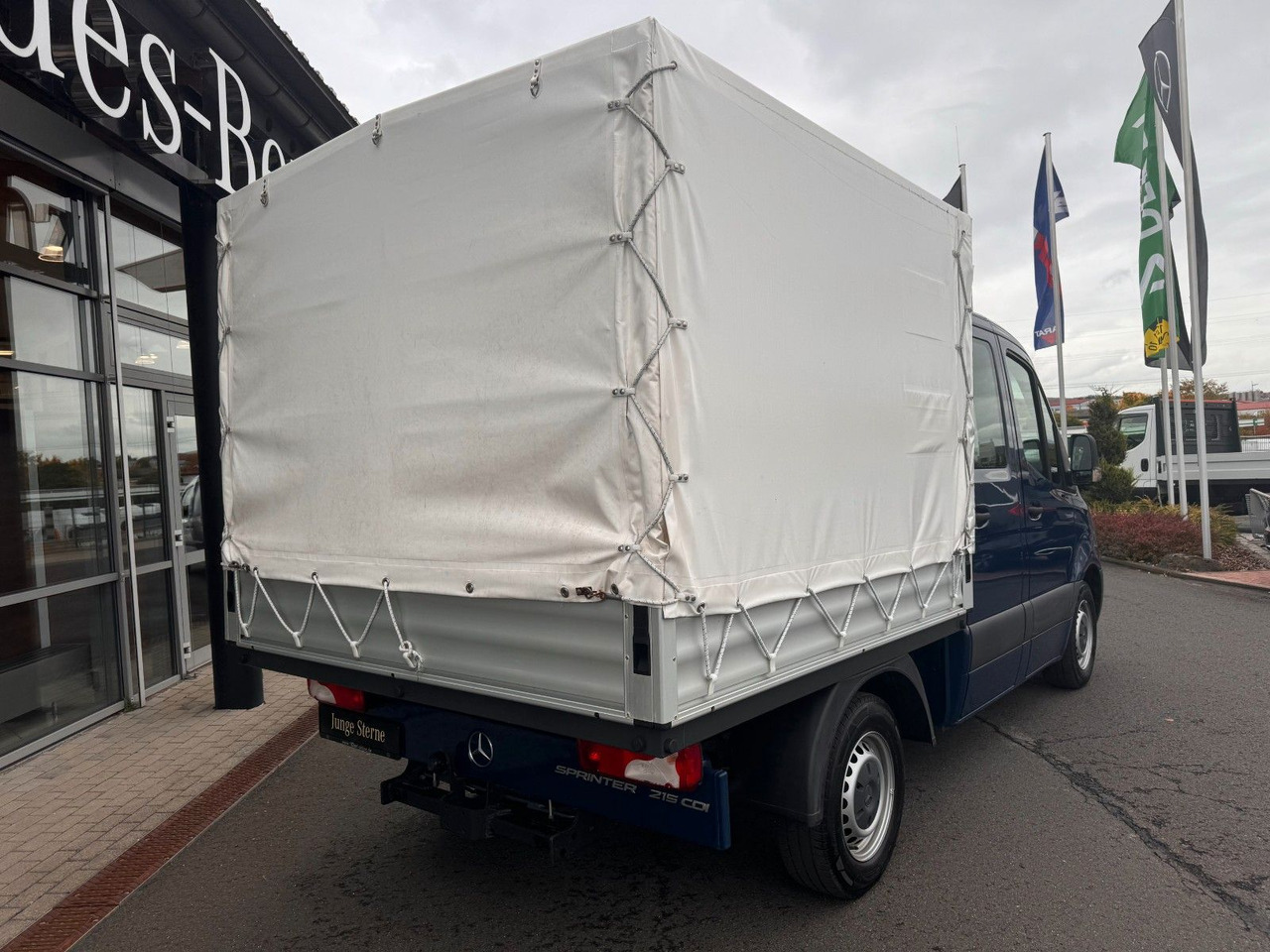 Mercedes-Benz Sprinter 215 CDI DoKa 9G Klima AHK SHZ - Тентований фургон, Вантажопасажирський фургон: фото 4 Mercedes-Benz Sprinter 215 CDI DoKa 9G Klima AHK SHZ - Тентований фургон, Вантажопасажирський фургон: фото 4