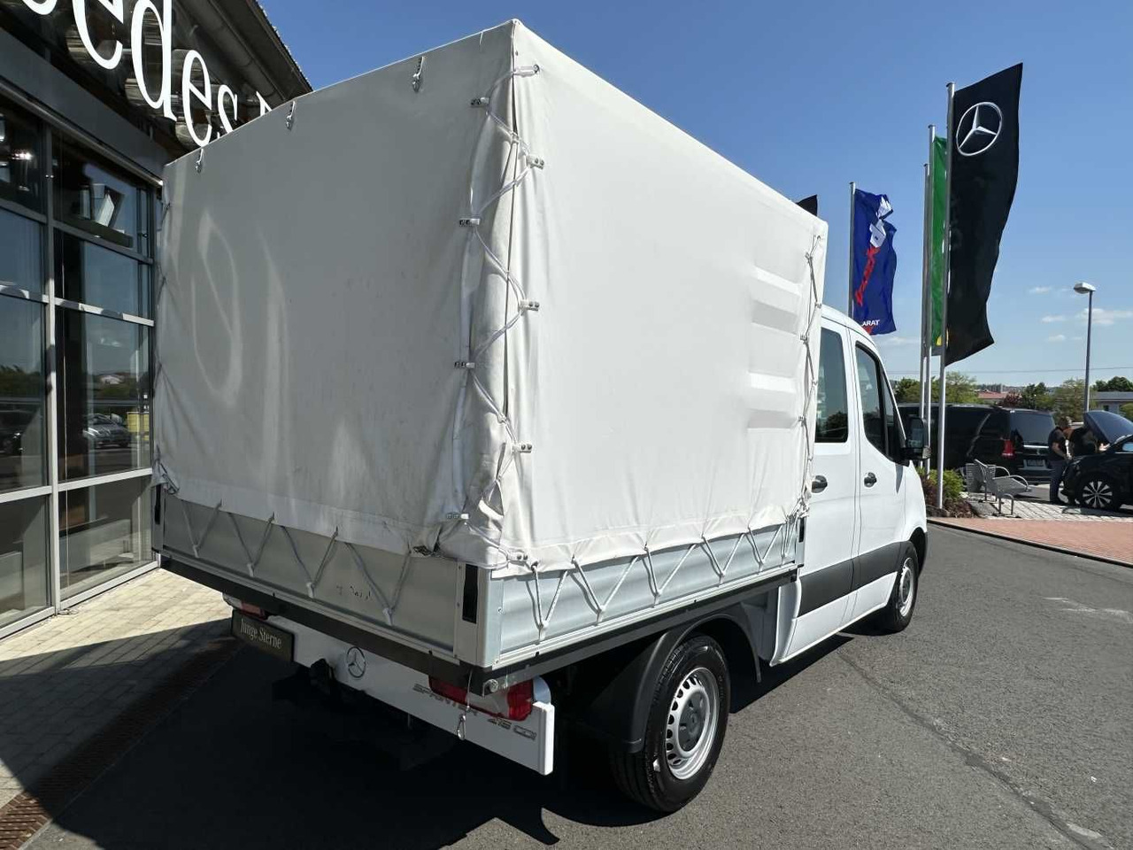 Mercedes-Benz Sprinter 215 CDI DoKa 9G Klima AHK Tempomat SHZ - Легка бортова вантажівка: фото 4 Mercedes-Benz Sprinter 215 CDI DoKa 9G Klima AHK Tempomat SHZ - Легка бортова вантажівка: фото 4