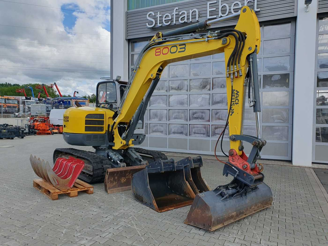 Wacker 8003 / MS08 / nur 4.035h / 2014 / Löffelpaket - Міні-екскаватор: фото 2 Wacker 8003 / MS08 / nur 4.035h / 2014 / Löffelpaket - Міні-екскаватор: фото 2