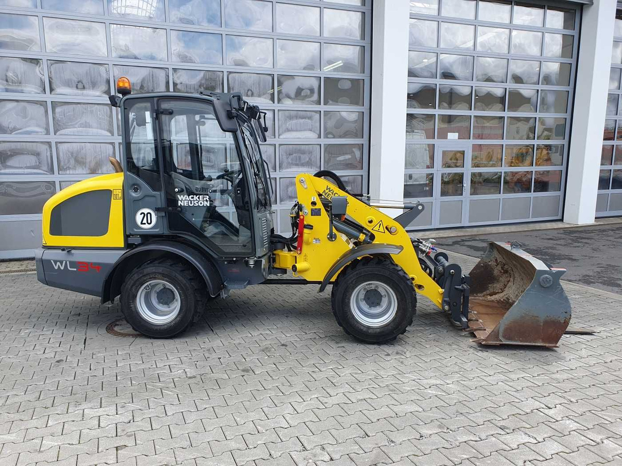 Wacker WL34 (RL40) / Schaufel + Gabel / nur 743h / 62PS - Колісний навантажувач: фото 3 Wacker WL34 (RL40) / Schaufel + Gabel / nur 743h / 62PS - Колісний навантажувач: фото 3