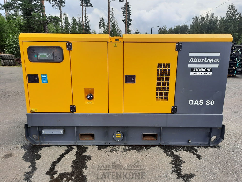 Atlas Copco QAS 80 50 Hz Generaattori ID 4803 - Електричний генератор: фото 1 Atlas Copco QAS 80 50 Hz Generaattori ID 4803 - Електричний генератор: фото 1