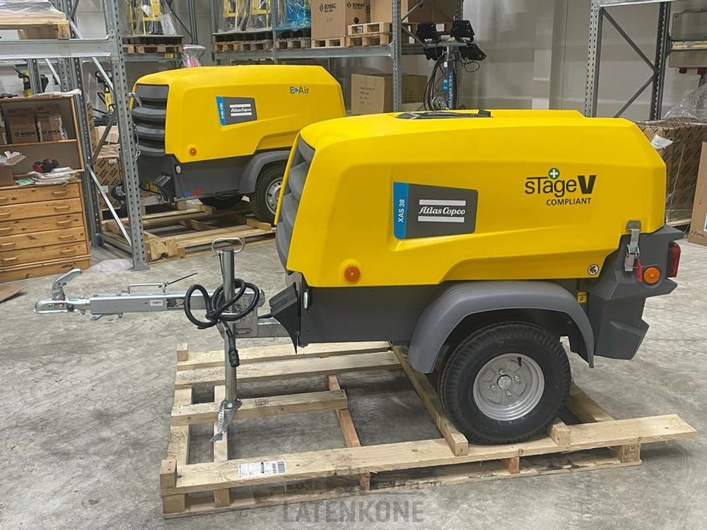 Atlas Copco XAS 38 StV Vaunukompressori UUSI - Повітряний компресор: фото 3 Atlas Copco XAS 38 StV Vaunukompressori UUSI - Повітряний компресор: фото 3