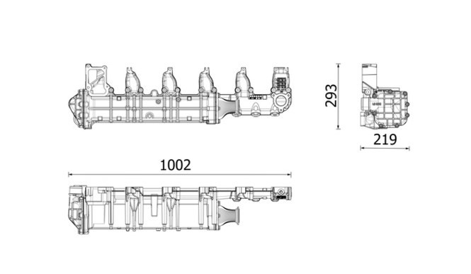 MAHLE EGR Mercedes-Benz Actros MP4/ MP5/ Antos/ Arocs EURO 6 A4711406675 - Охолоджувач EGR в категорії Вантажівки: фото 3 MAHLE EGR Mercedes-Benz Actros MP4/ MP5/ Antos/ Arocs EURO 6 A4711406675 - Охолоджувач EGR в категорії Вантажівки: фото 3