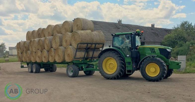 Dinapolis bale trailer RP-10500, 14 t - Сільськогосподарський причіп платформа: фото 2 Dinapolis bale trailer RP-10500, 14 t - Сільськогосподарський причіп платформа: фото 2