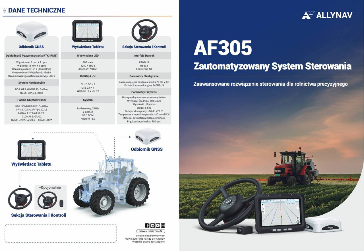 Zestaw sterowania siewnikiem Allynav - Навігаційна система в категорії Сільськогосподарська техніка: фото 3 Zestaw sterowania siewnikiem Allynav - Навігаційна система в категорії Сільськогосподарська техніка: фото 3