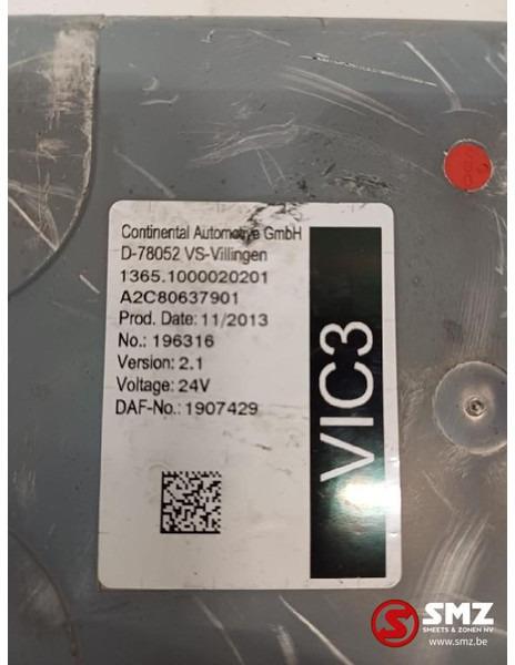 DAF Occ ECU VIC3 regeleenheid DAF - Блок управління в категорії Вантажівки: фото 5 DAF Occ ECU VIC3 regeleenheid DAF - Блок управління в категорії Вантажівки: фото 5