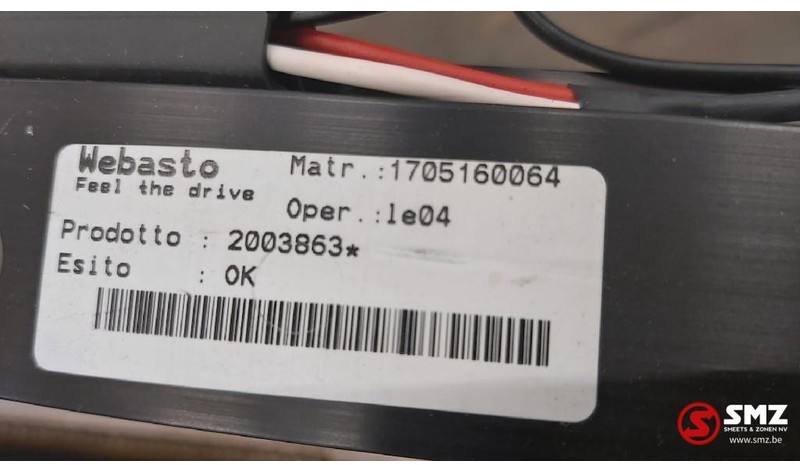 DAF Occ Webasto zonnescherm DAF XF - Кабіна й інтер'єр в категорії Вантажівки: фото 3 DAF Occ Webasto zonnescherm DAF XF - Кабіна й інтер'єр в категорії Вантажівки: фото 3